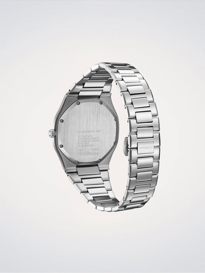 D1 Milano Carbon Reef Ultradünne Uhr 39 mm D1-UHBJ04