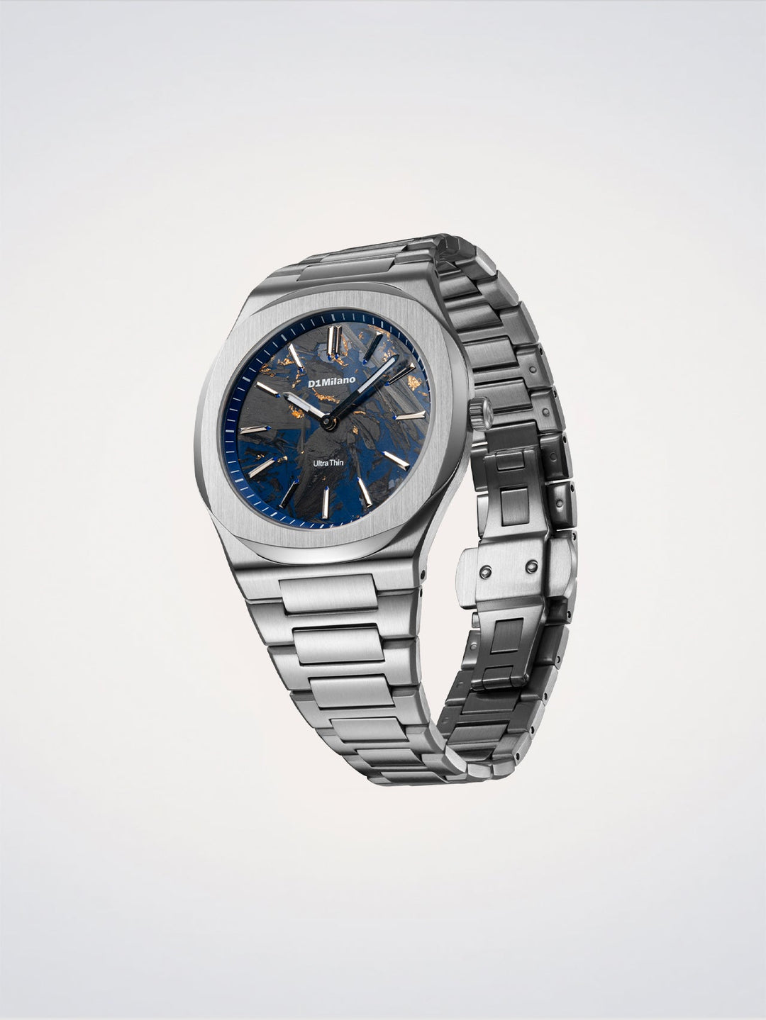 D1 Milano Carbon Reef Ultradünne Uhr 39 mm D1-UHBJ04