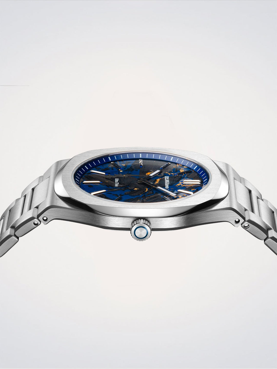 D1 Milano Carbon Reef Ultradünne Uhr 39 mm D1-UHBJ04