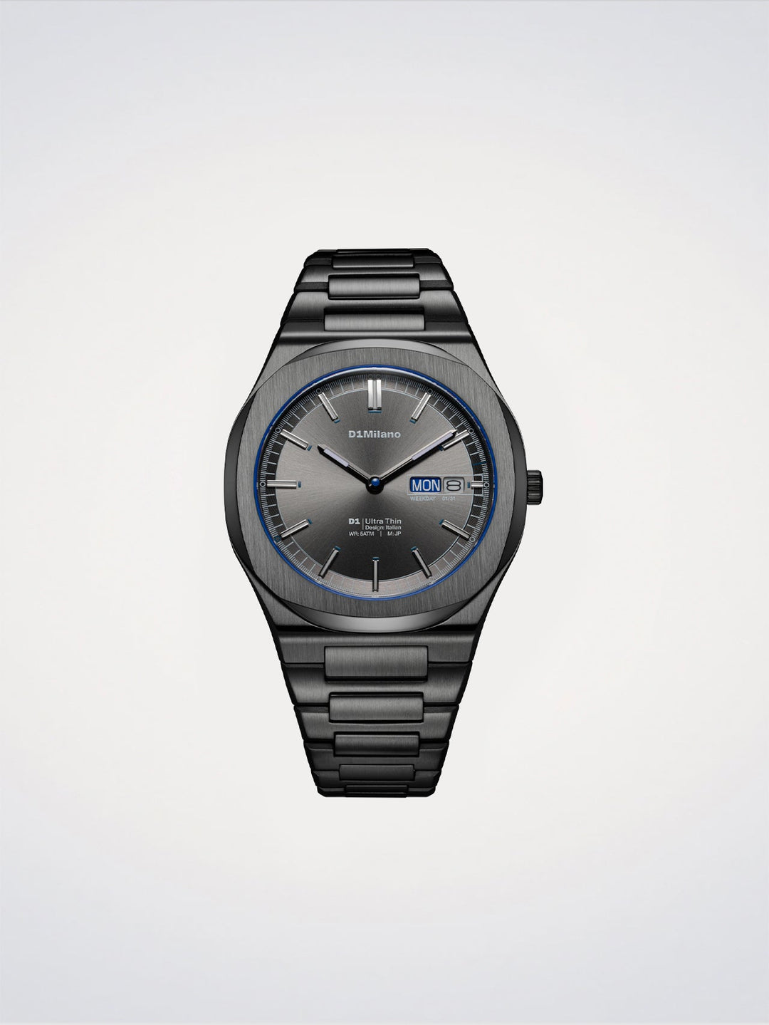 D1 Milano Dark Illusion Ultradünne Uhr 39 mm D1-UHBJ08