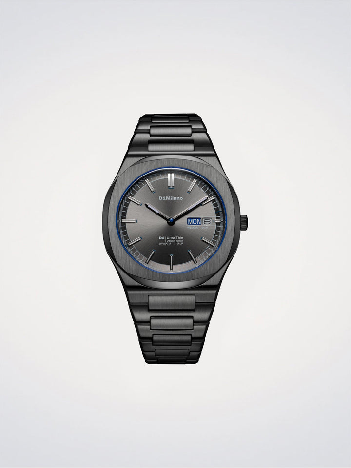 D1 Milano Dark Illusion Ultradünne Uhr 39 mm D1-UHBJ08