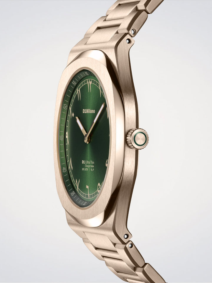 D1 Milano Jade Mirage [Pré-commande] Montre ultra fine 39 mm D1-UHBJ09
