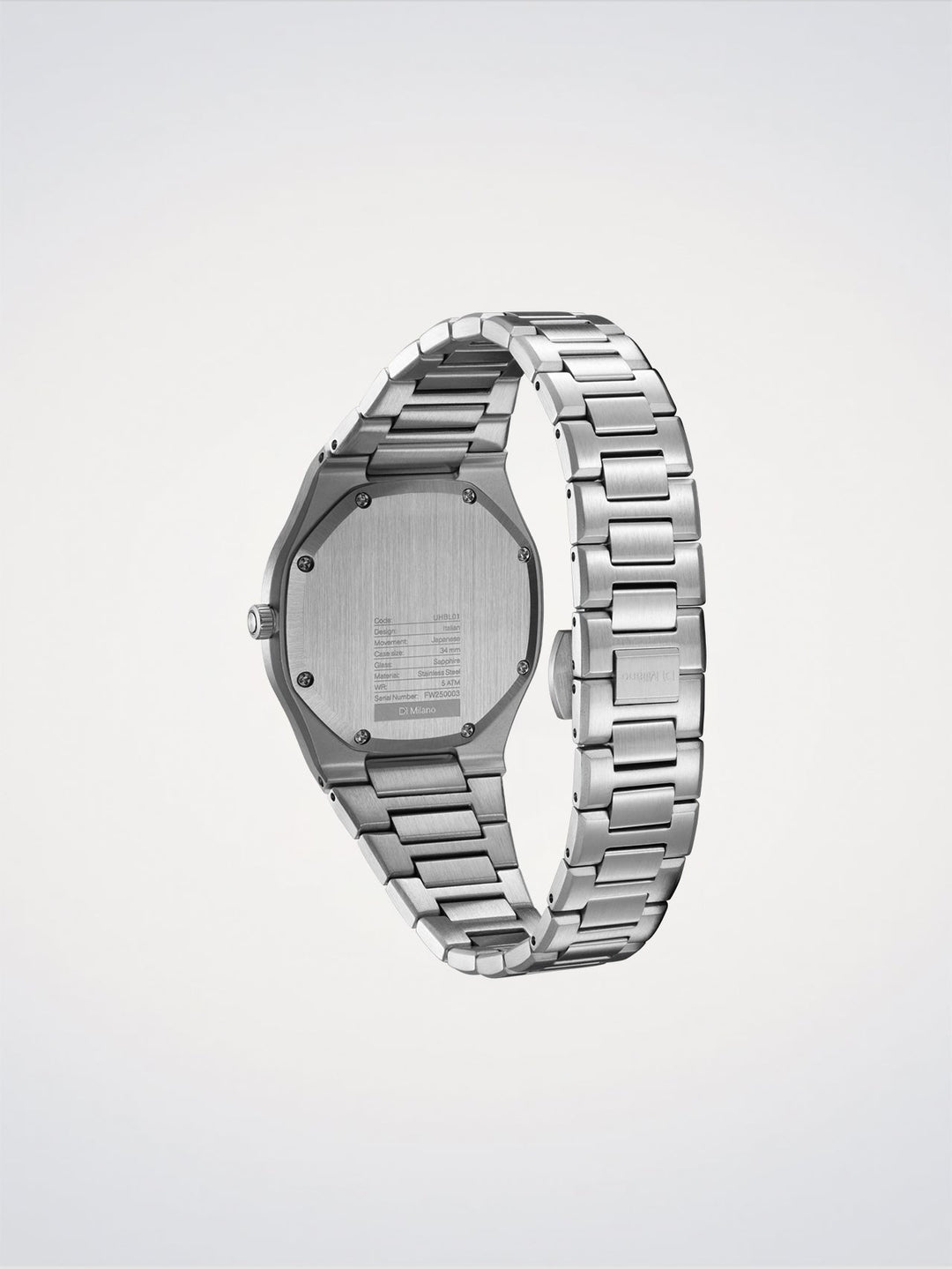 D1 Milano Silver Mellow Ultra Fin 34 mm D1-UHBL01