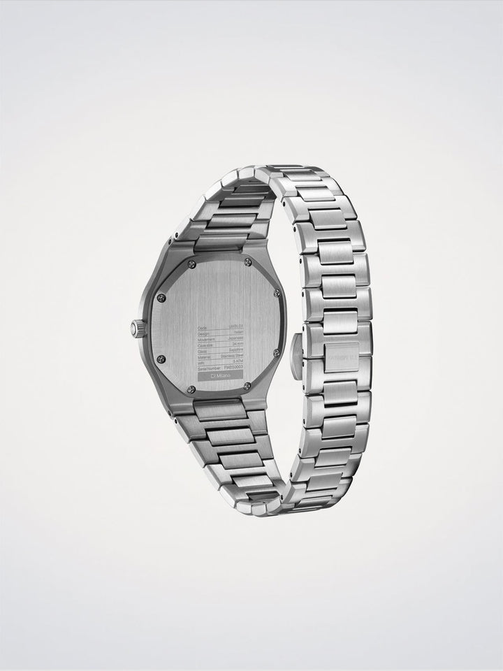 D1 Milano Silver Mellow Ultra Fin 34 mm D1-UHBL01