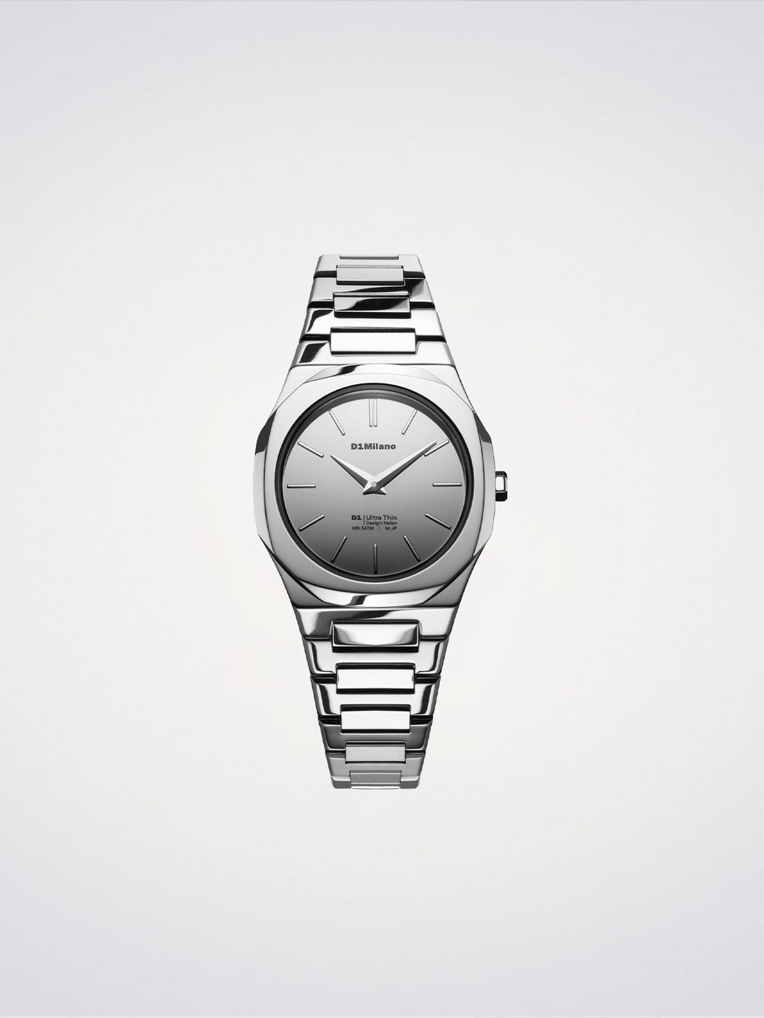 D1 Milano Silver Gleam Ultradünne Uhr 30 mm D1-UTBL39