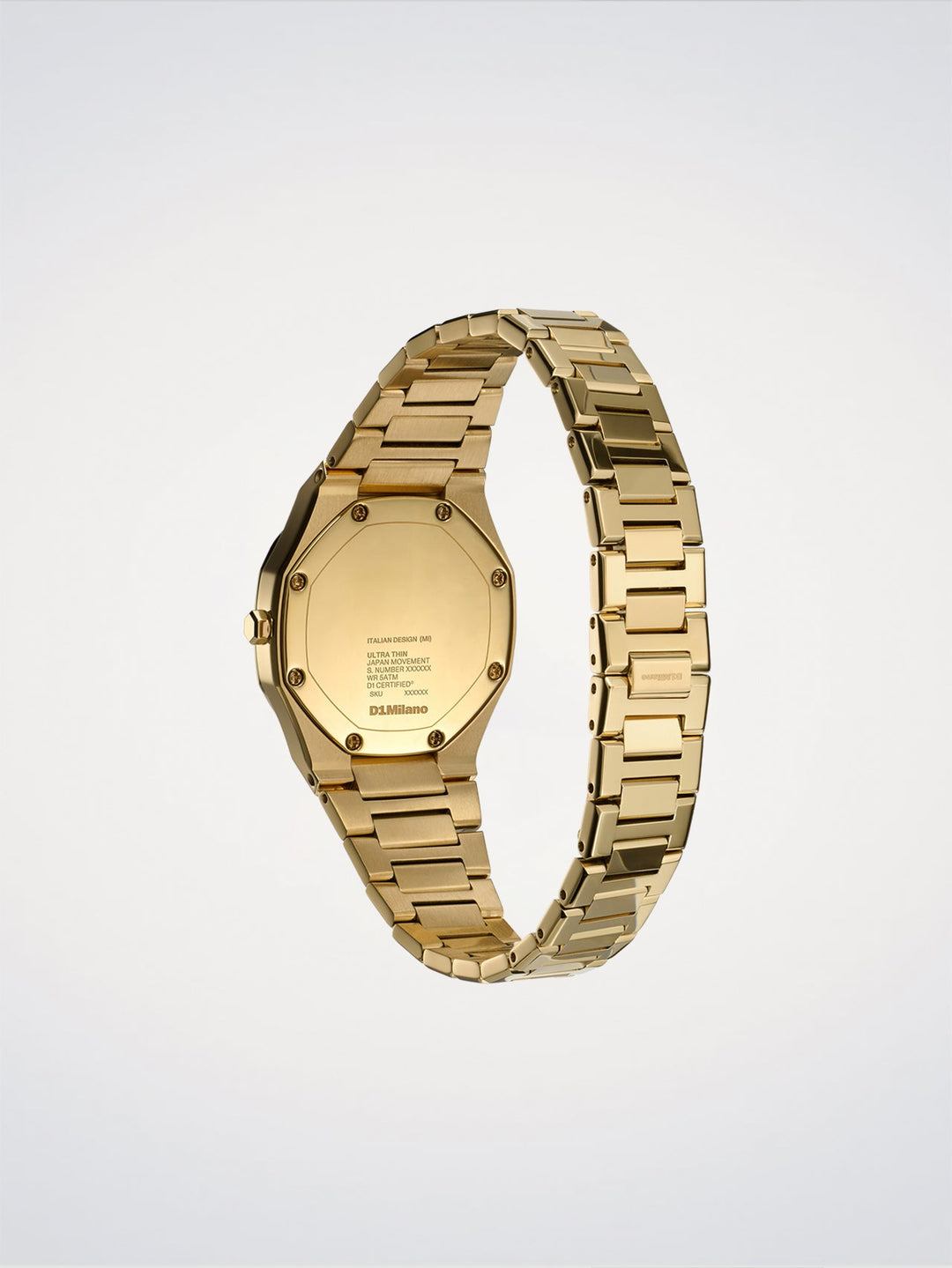 D1 Milano Gold Gleam Ultra Thin Watch 30 mm D1-UTBL40