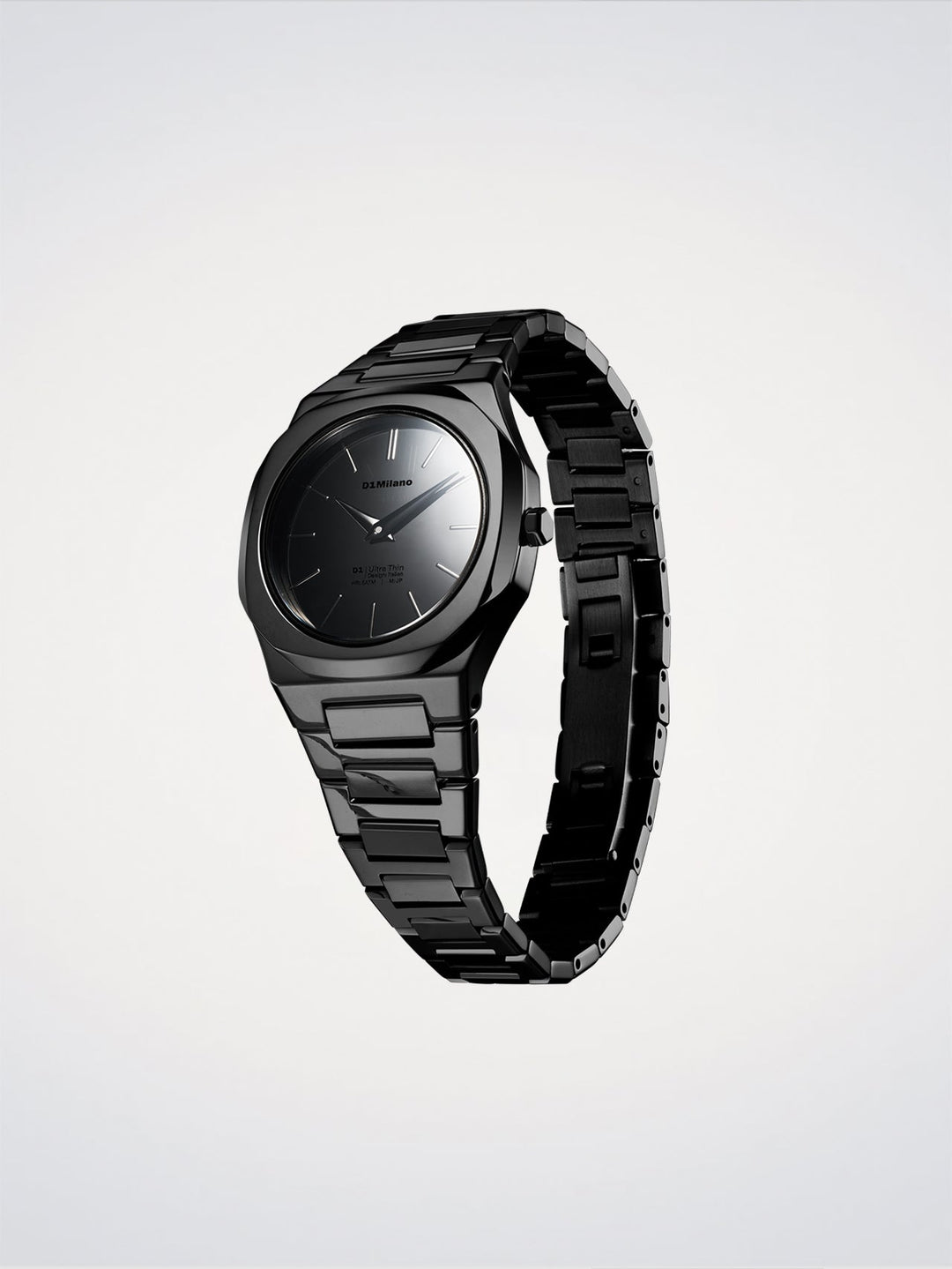 D1 Milano Black Gleam Ultra Thin Watch 30 mm D1-UTBL41
