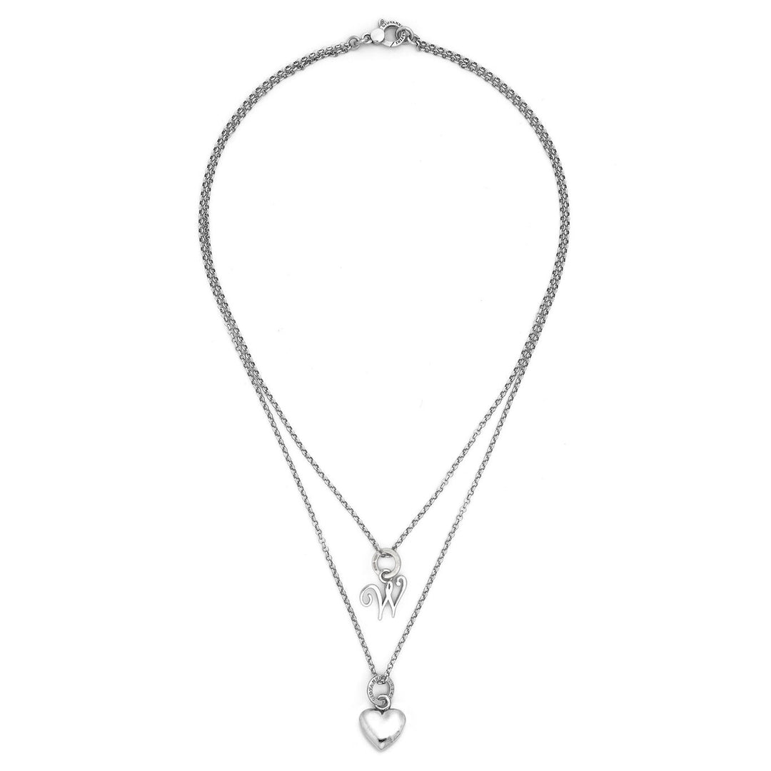Giovanni Raspini heart and letter necklace w 925 Silver Necklace X01548