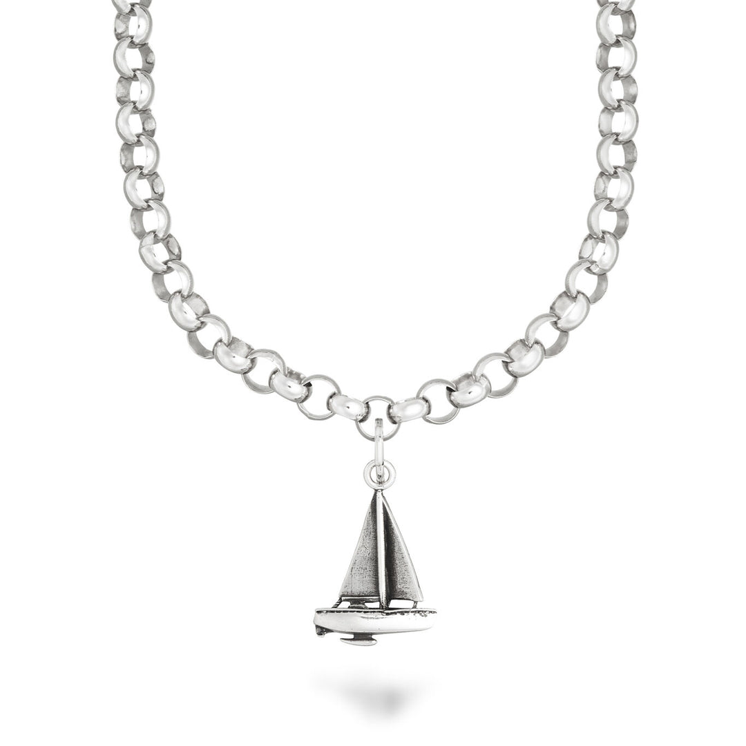 Collier bateau à voile Giovanni Raspini T-Bar 1638