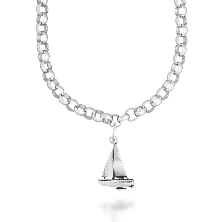 Giovanni Raspini T-Bar Zeilbootketting zilver X01638