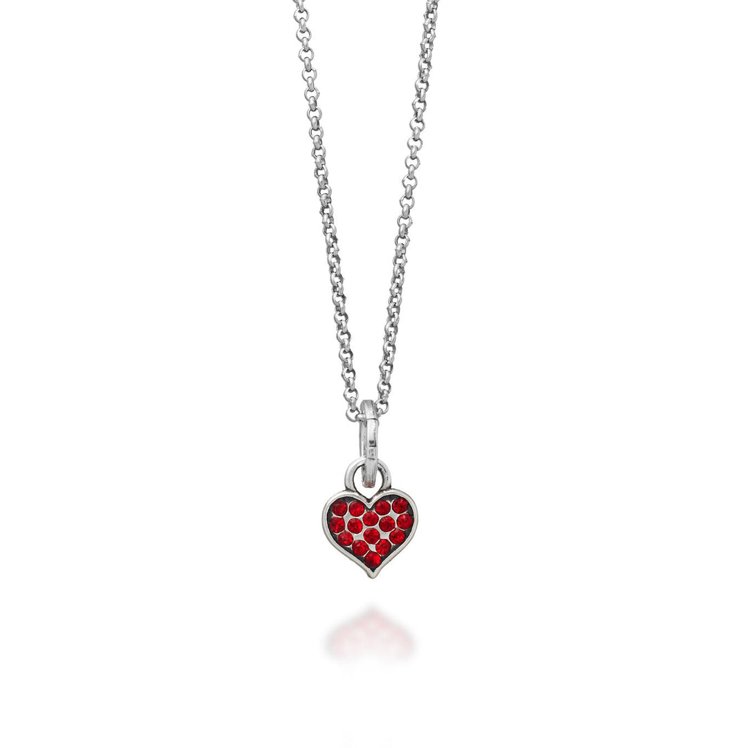 Giovanni Raspini Crystal Heart Necklace 1653