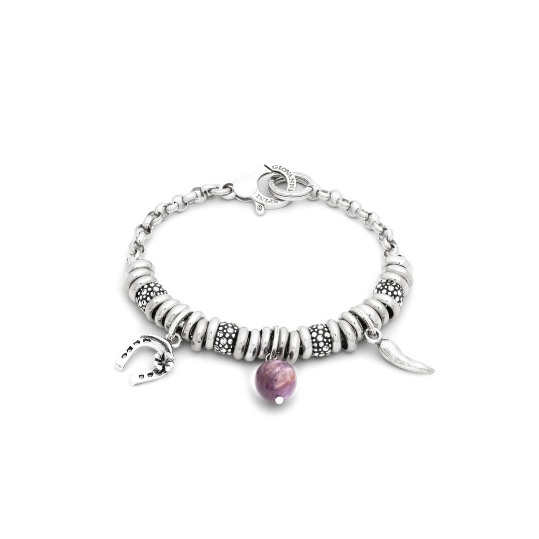 Bracelet en argent Giovanni Raspini Essence de Fortuna X01711