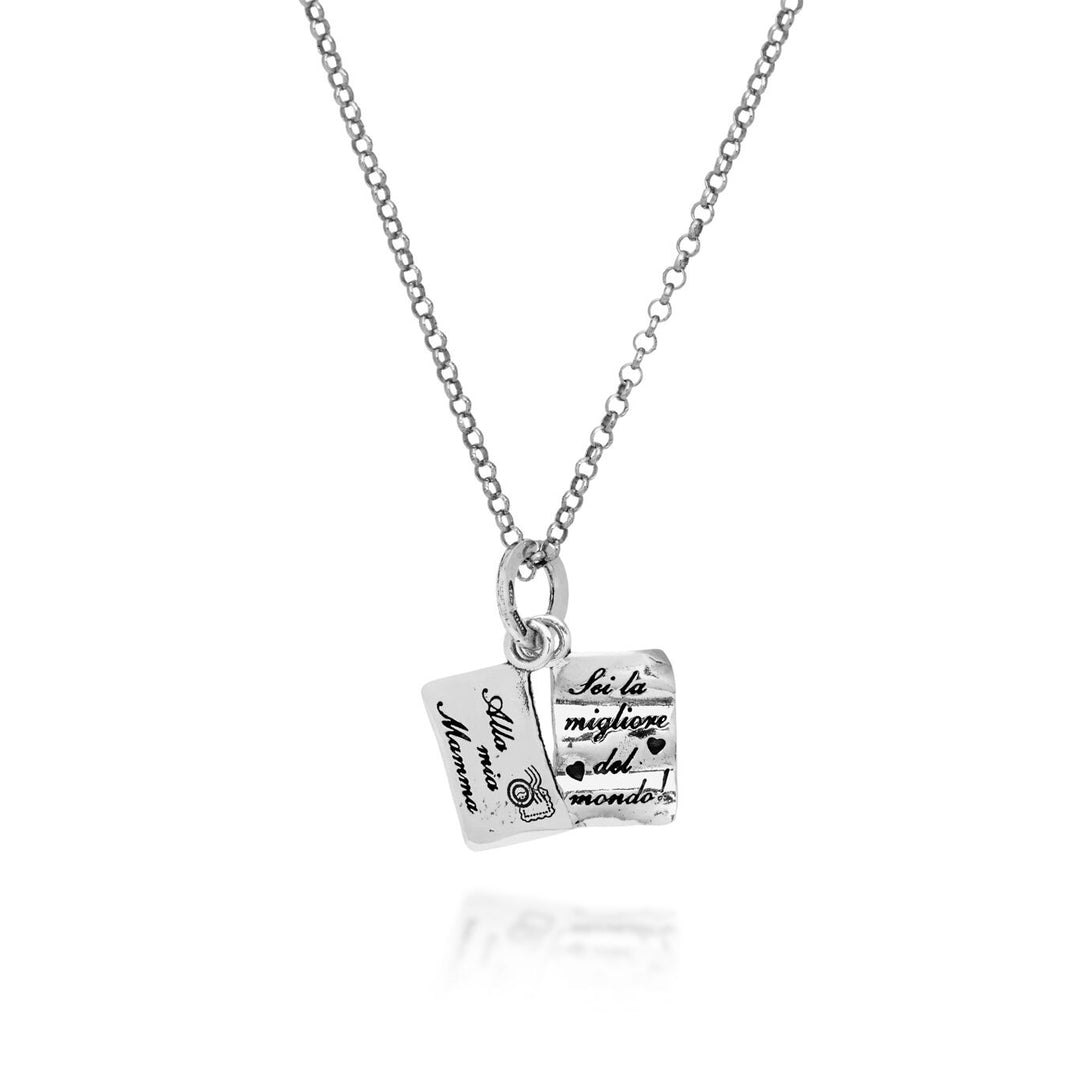 Collier lettre spéciale en argent Giovanni Raspini X01730