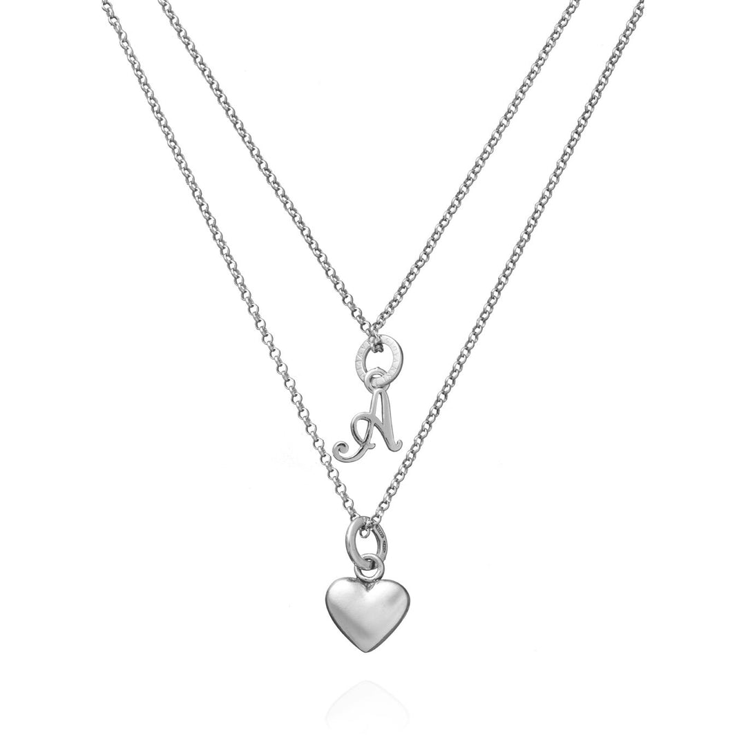 Collier Giovanni Raspini Coeur et Lettre A 1764