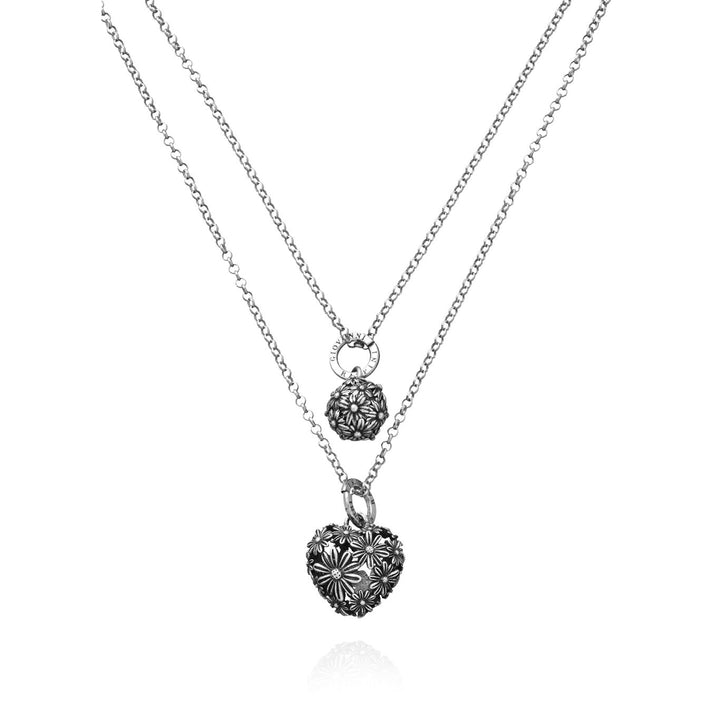 Collier à breloques marguerite Giovanni Raspini argent X01768