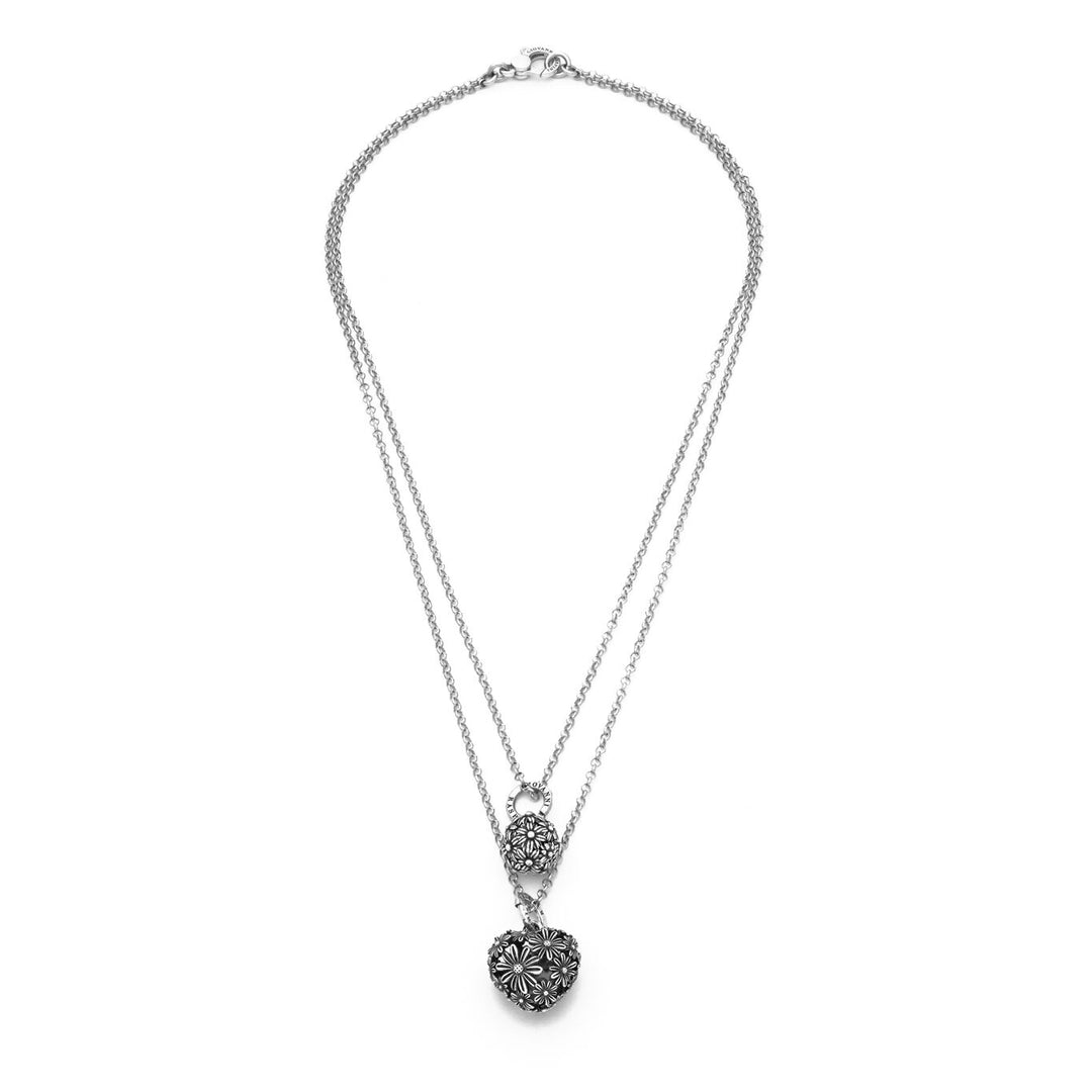 Collier à breloques marguerite Giovanni Raspini argent X01768