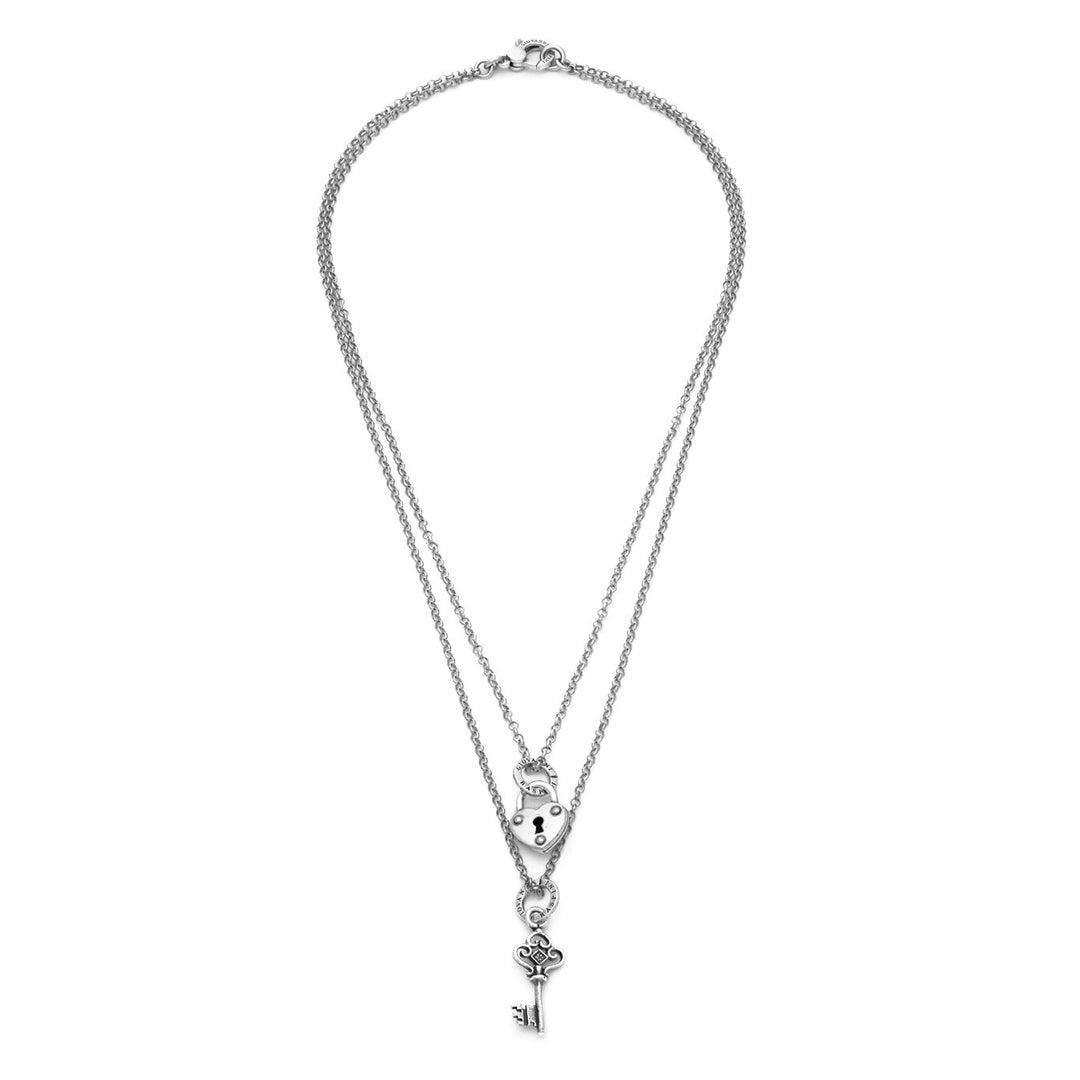 Collier cadenas et clés en argent Giovanni Raspini X01770