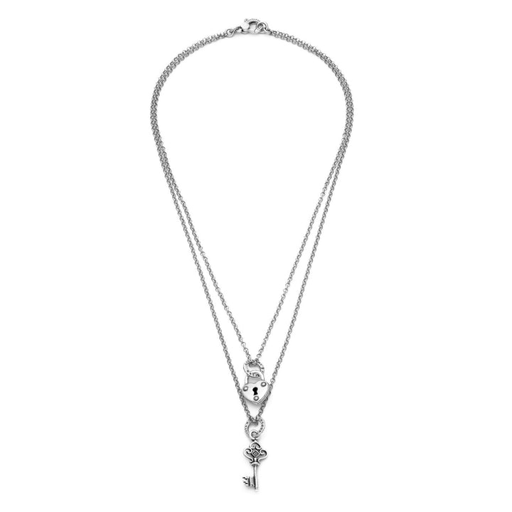 Collier cadenas et clés en argent Giovanni Raspini X01770