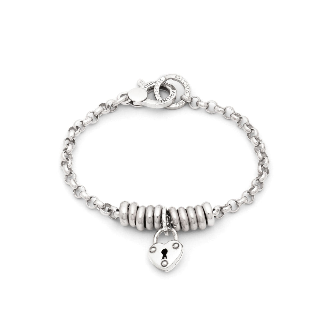 Giovanni Raspini Herz-Vorhängeschloss-Armband 1779