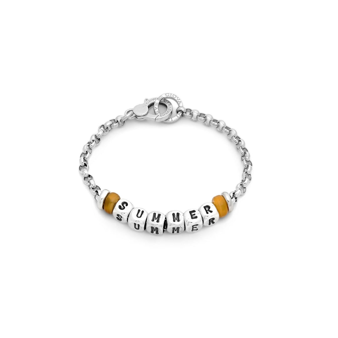 Giovanni Raspini Bracelet en argent heure d&