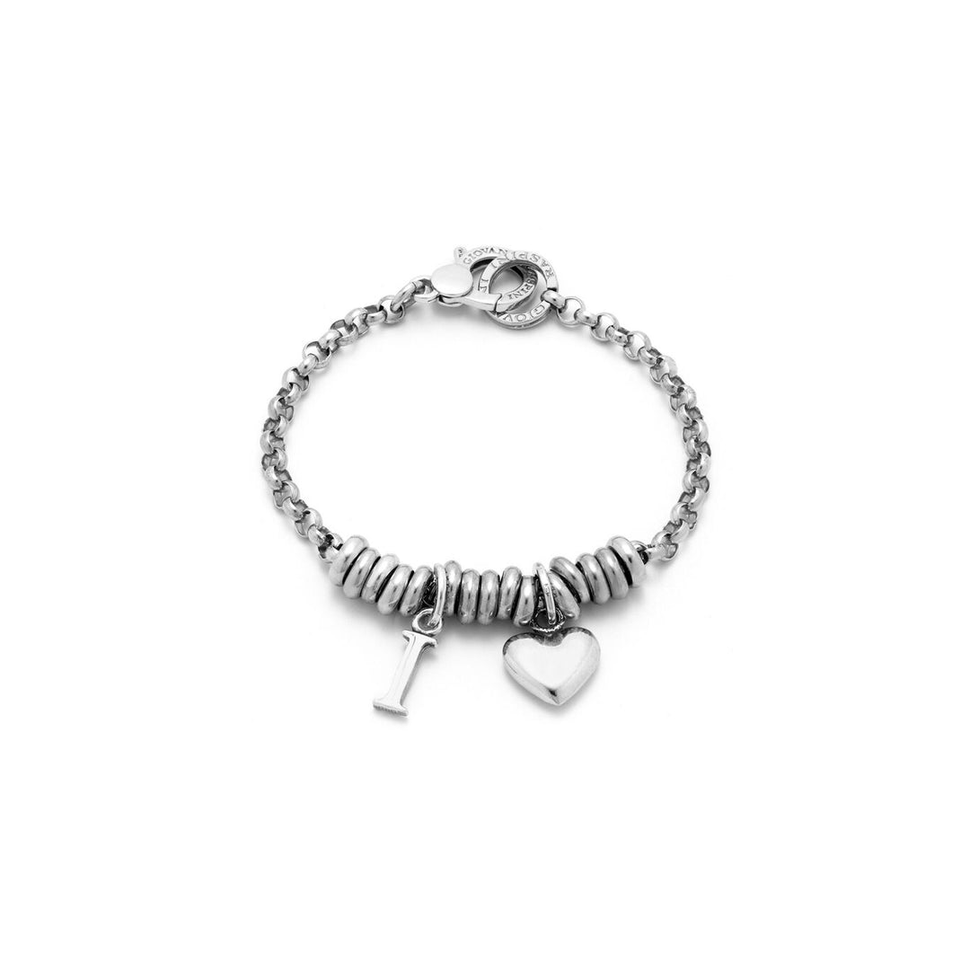 Giovanni Raspini Heart and Letter Bracelet I 1889
