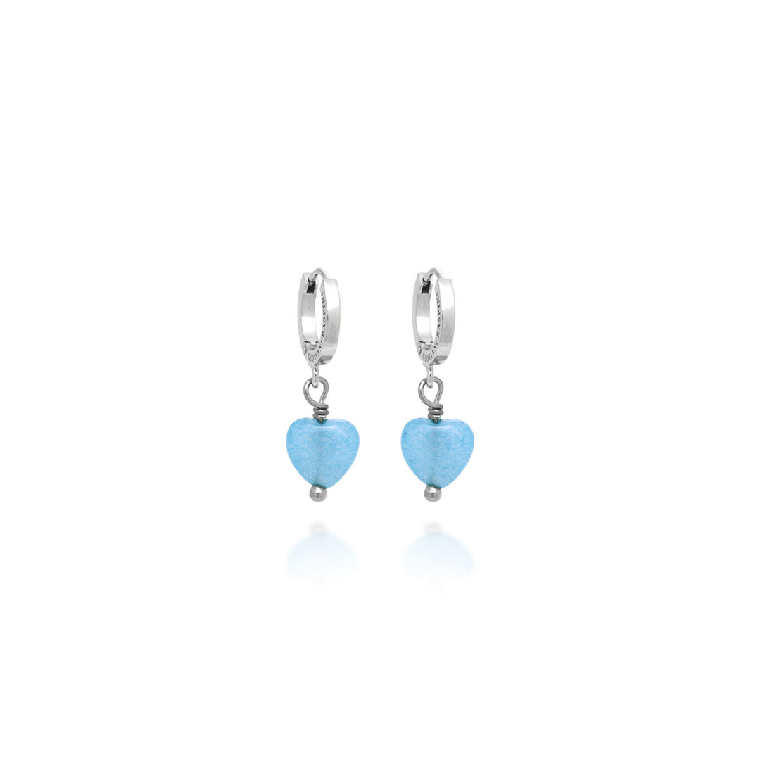 Giovanni Raspini Huggie Angelite earrings 1910