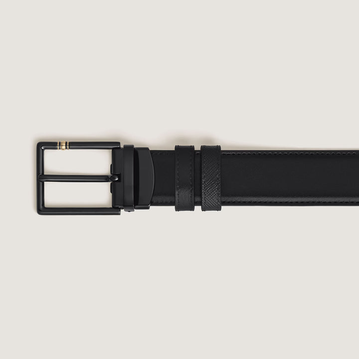 Montblanc reversible belt Leather Meisterstuck Sartorial 30 mm black 222209