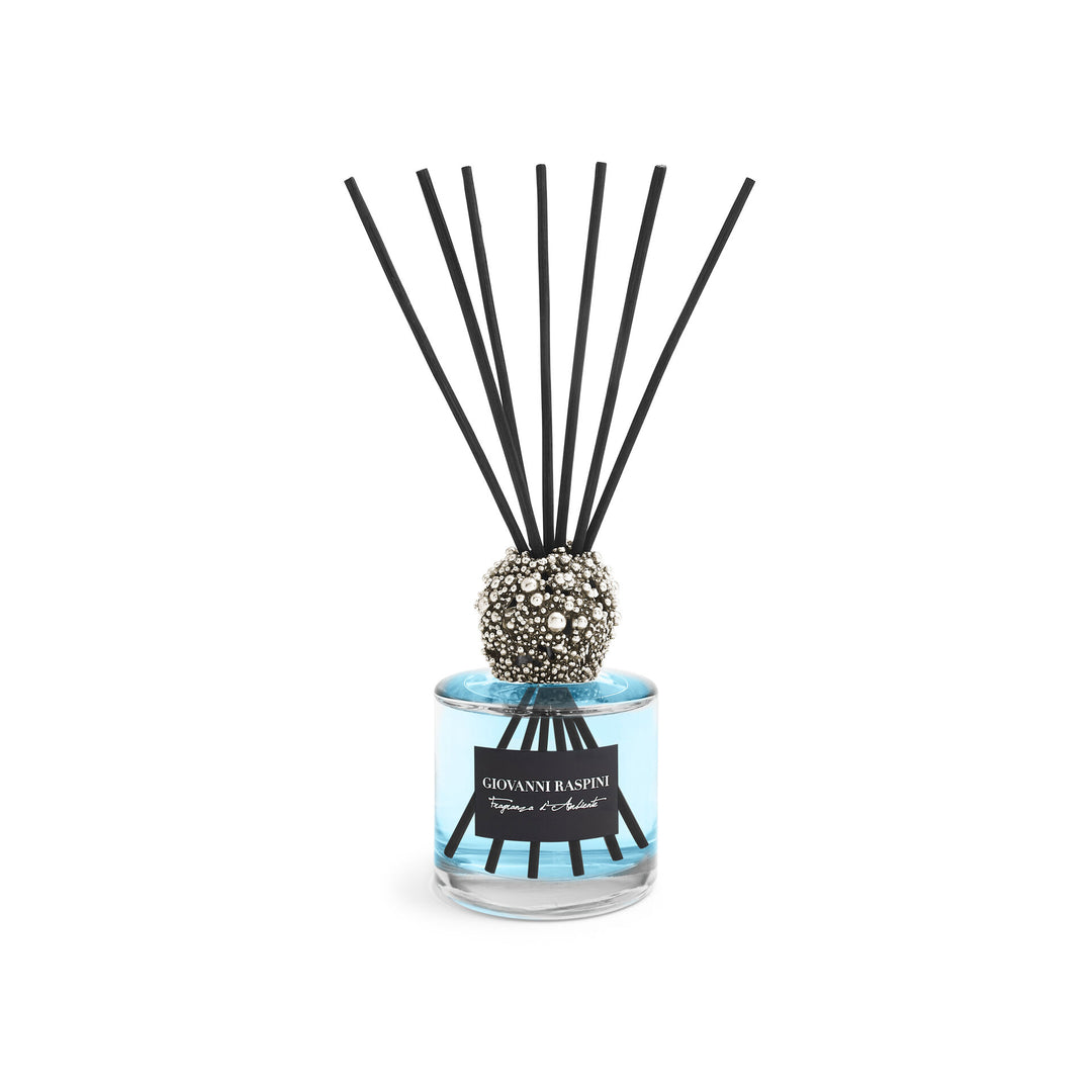 Giovanni Raspini Perlage Diffuser - Vento di Mare kamergeur met witte bronzen decoratie - XB0146