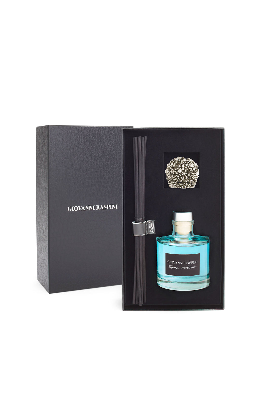 Giovanni Raspini Perlage Diffuser - Vento di Mare kamergeur met witte bronzen decoratie - XB0146