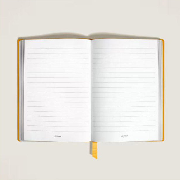Montblanc Notizblock Nr. 146, liniert, Sartorial-Leder, gelb, 134771