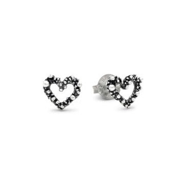 Giovanni Raspini Small Heart earrings 925 silver 12613