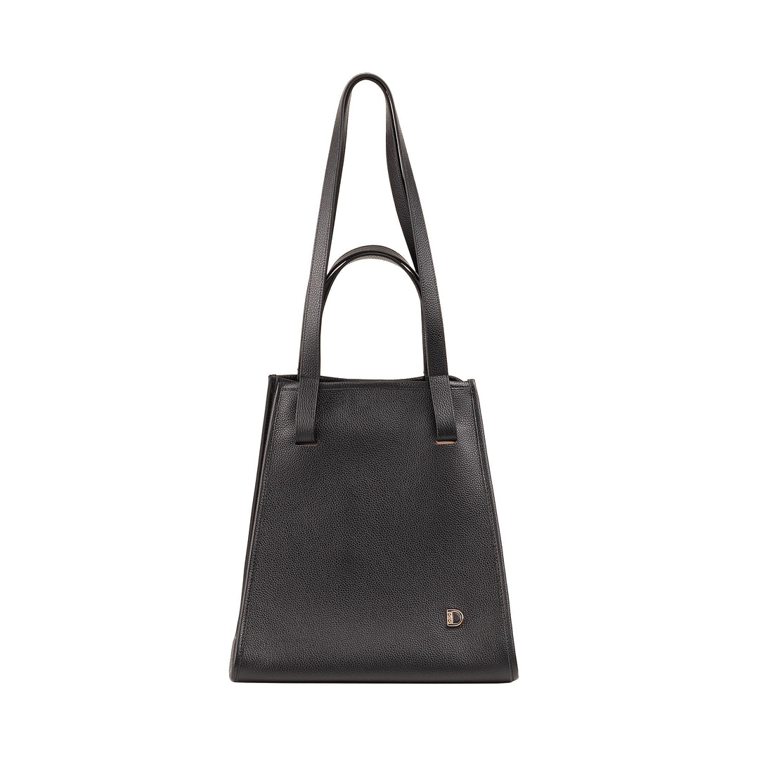 DUDU Damen-Umhängetasche aus echtem Leder, hergestellt in Italien, elegante Shopper-Tragetasche, Doppelgriff, Vollnarbenleder oder Wildleder – große Handtasche für Arbeit und Freizeit