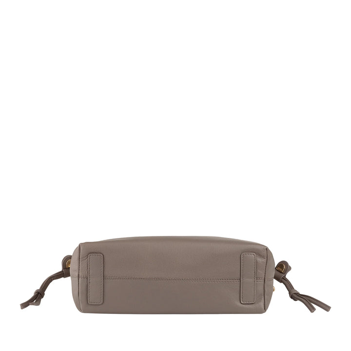 DUDU Sac en Cuir pour Femme avec Fermeture à Cordon - Sac à Bandoulière Élégant, Compact et Pratique pour Chaque Occasion avec Bandoulière Réglable