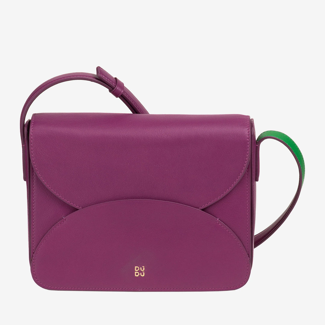 DUDU Sac à bandoulière en cuir pour femme avec rabat modèle enveloppe - Petit sac à main élégant et polyvalent avec bandoulière réglable, sac parfait pour chaque occasion
