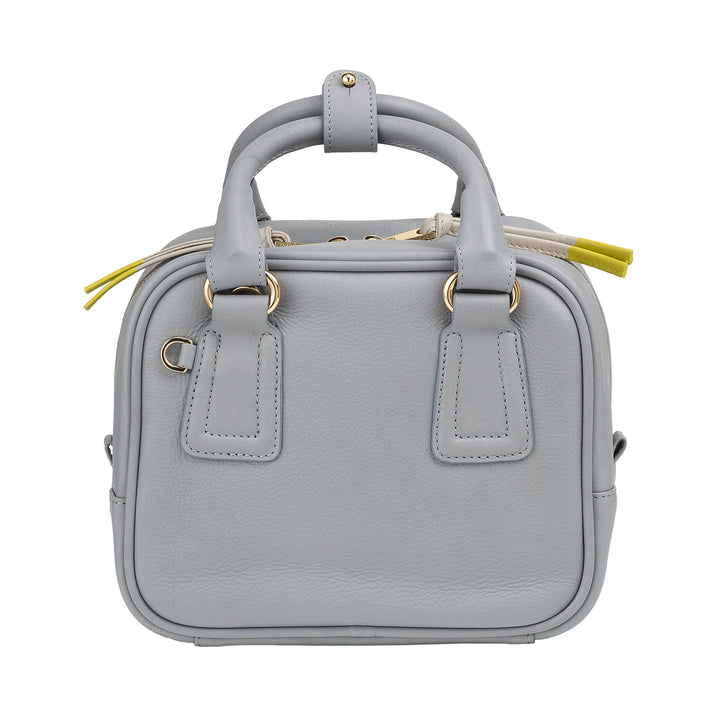 DUDU leren damestas met verstelbare schouderriem, elegant en compact, hand- en schoudertas met ritssluiting