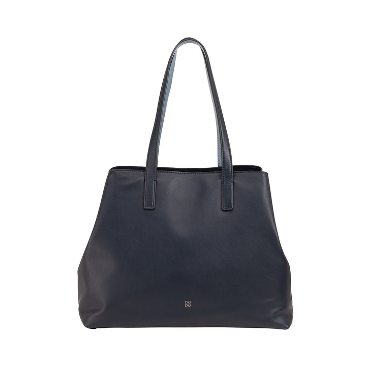 DUDU Grand sac en cuir pour femme, sac fourre-tout souple, sac à bandoulière avec deux poignées, grand sac à main tendance
