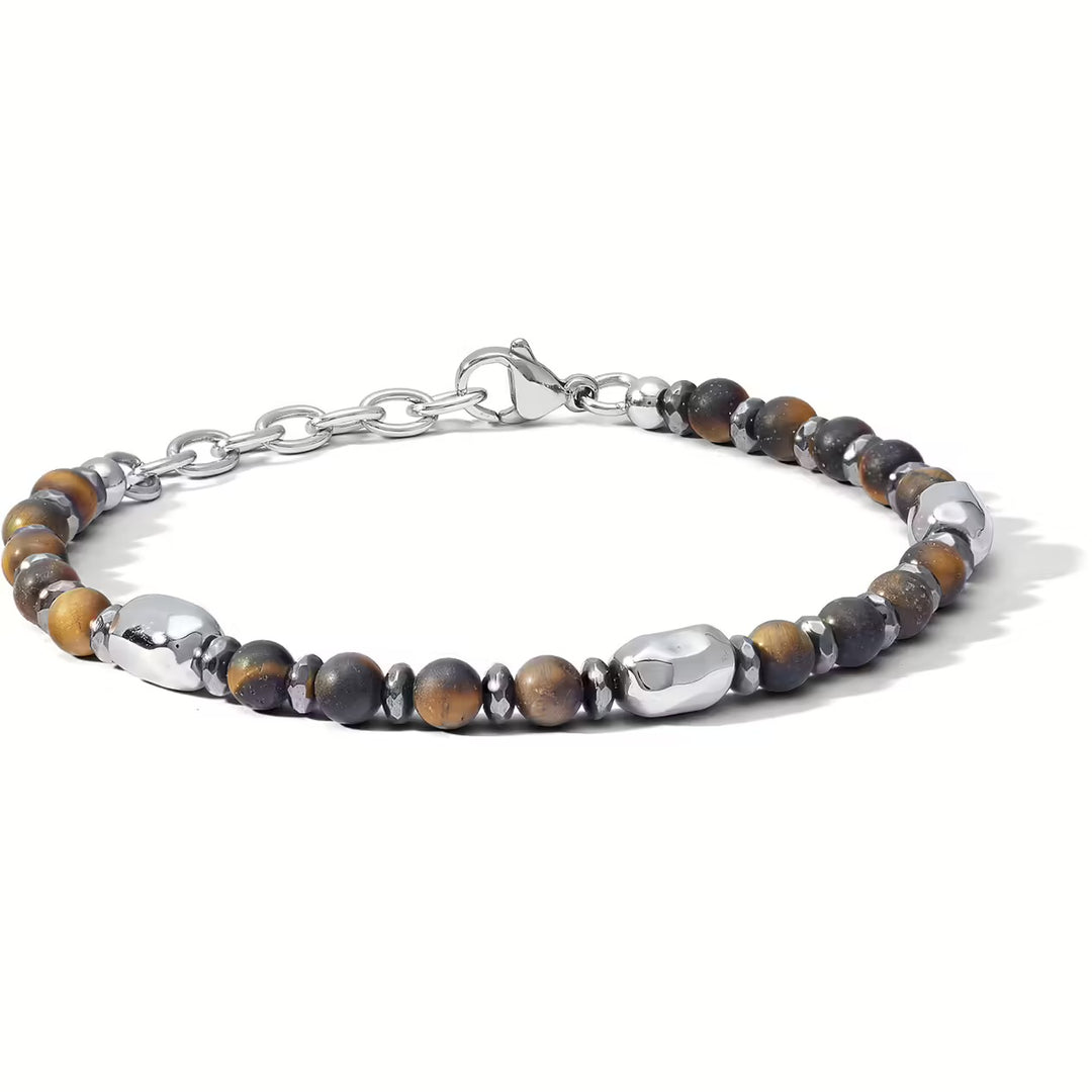 Comets District Bracelet Steel Tiger Eye UBR 1209