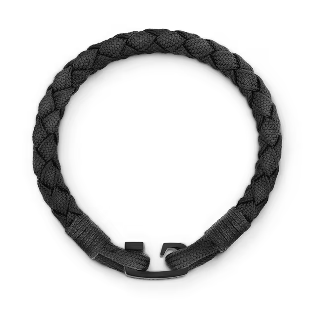 Bracelet Montblanc Montblanc avec fermoir en T noir taille M 130861 63