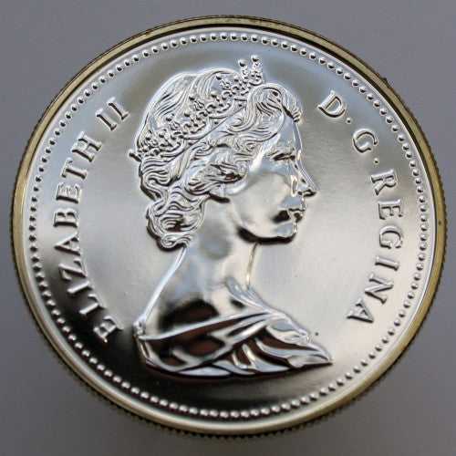 1 kanadischer Dollar 1988 Les Forges du Saint-Maurice Ironworks Silbermünze