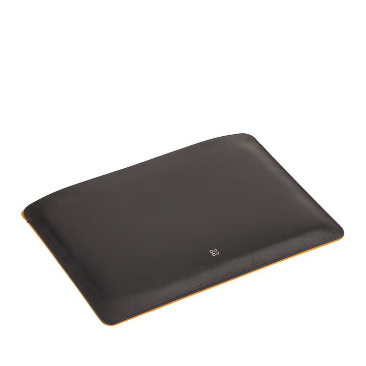 DUDU 13 Zoll PC-Hülle aus weichem Leder, bunte Schutzhülle für Laptop, Notebook, MacBook 13 Zoll, zweifarbig, schlankes Design