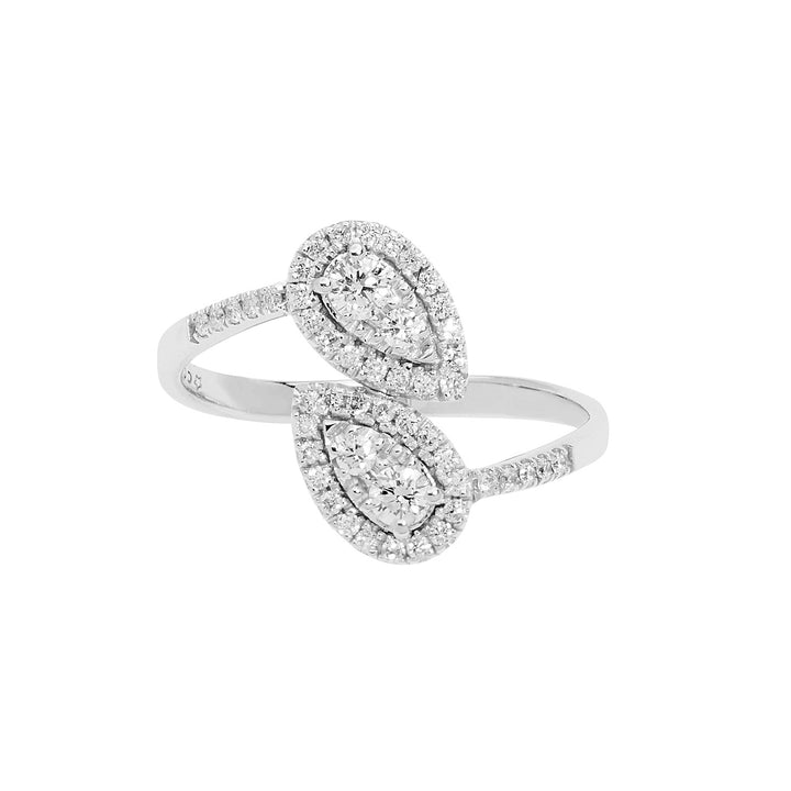 Comete Contrariè-ring in goud en diamanten ANB 2632