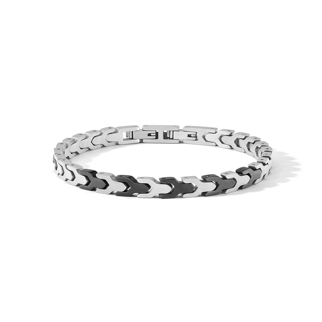Comete Stalen armband met zwarte PVD UBR1240