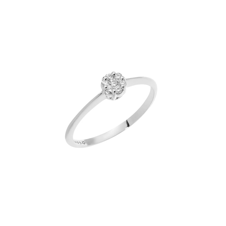 Comete roségouden ring met diamanten ANB2546