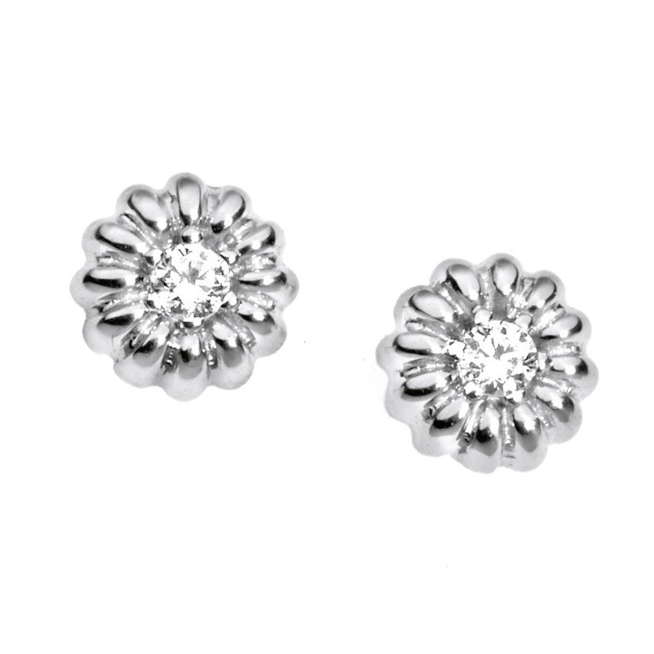 Comete-Ohrringe aus Weißgold mit Diamanten ORB679