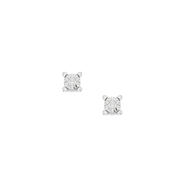 Comete-Ohrringe aus 375‰ Gold mit weißen Diamanten KORB1002
