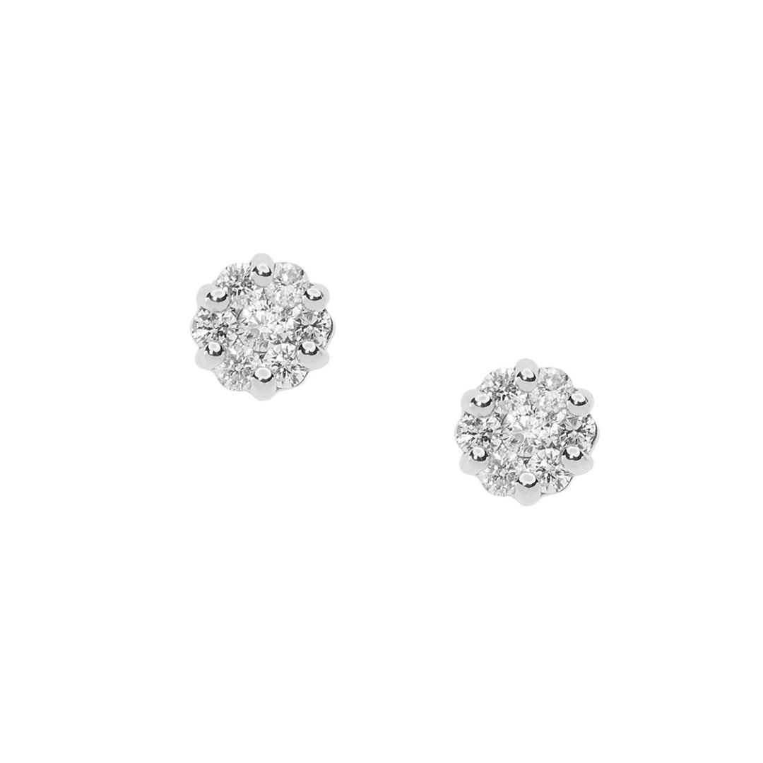 Comete-oorbellen in roségoud met diamanten ORB1016