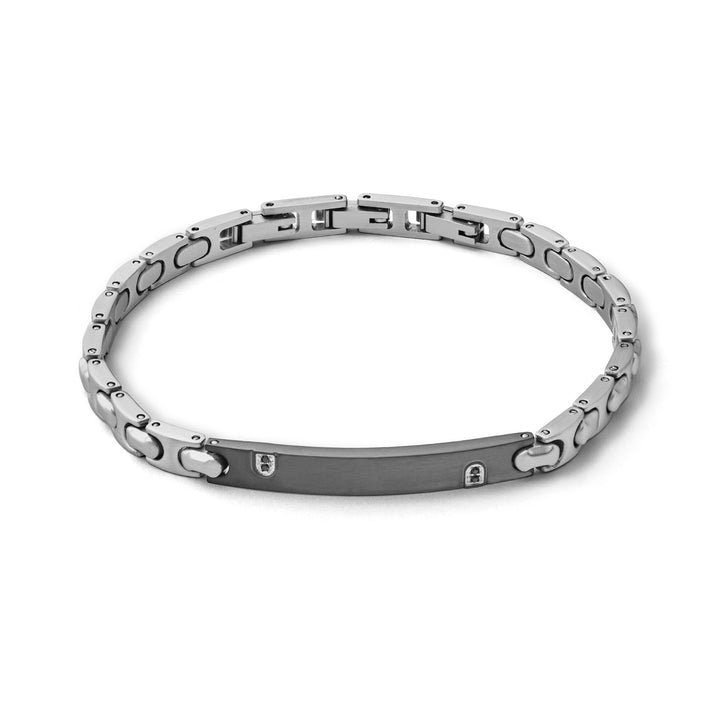 Comete-armband van zwart PVD-staal en zirkonen UBR1015