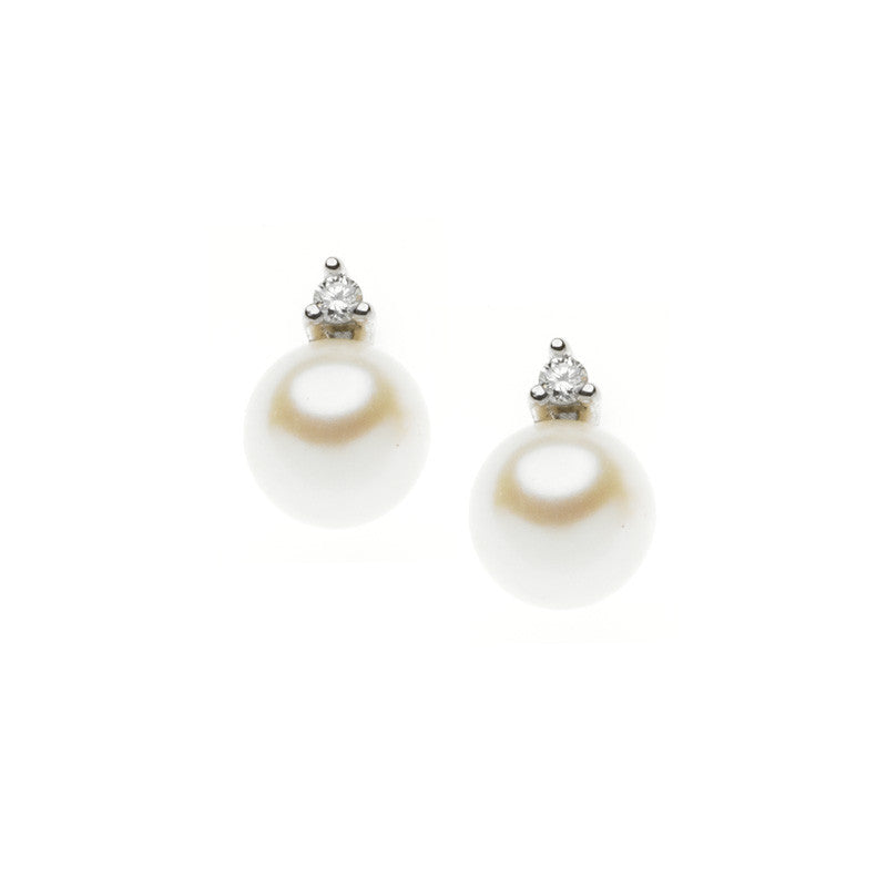 Comete Oorbellen Light Points Parels in goud en diamanten ORP720