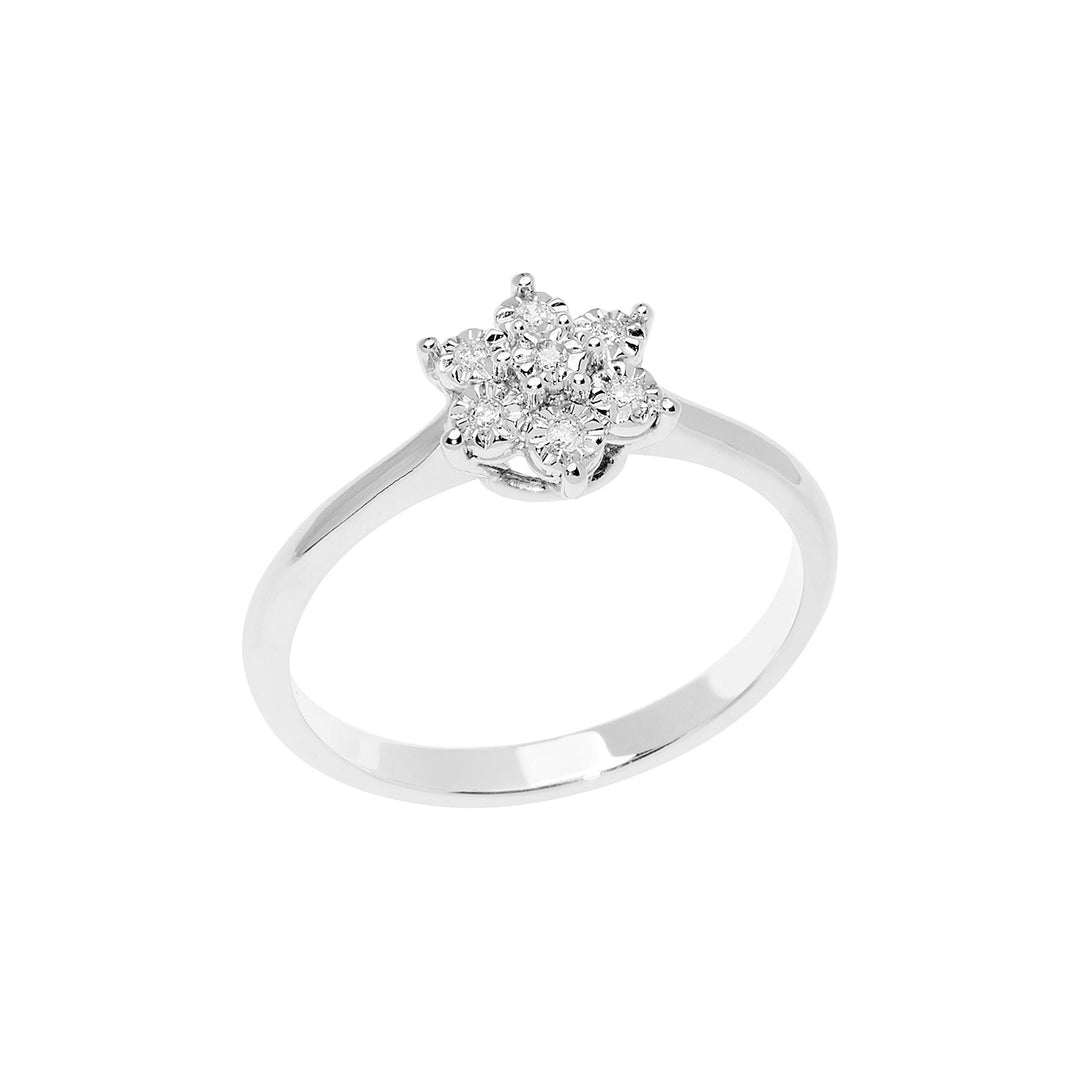 Comete-Ring aus Gold und weißen Diamanten Moments ANB2665