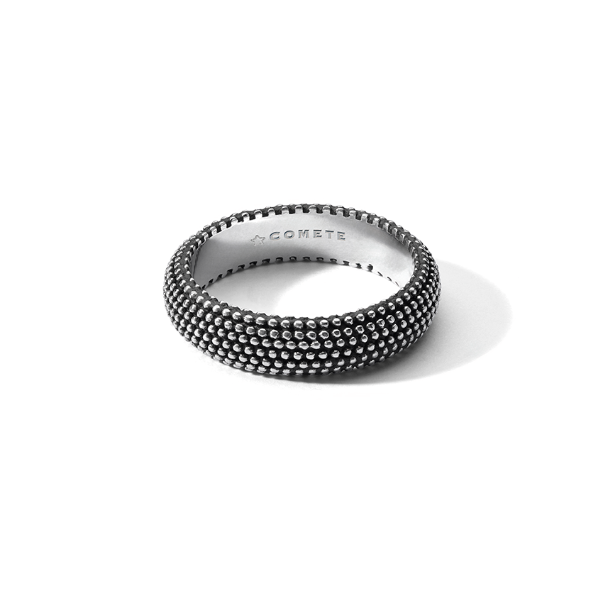 Comete-Ring aus brüniertem 925‰-Silber UAN130M18